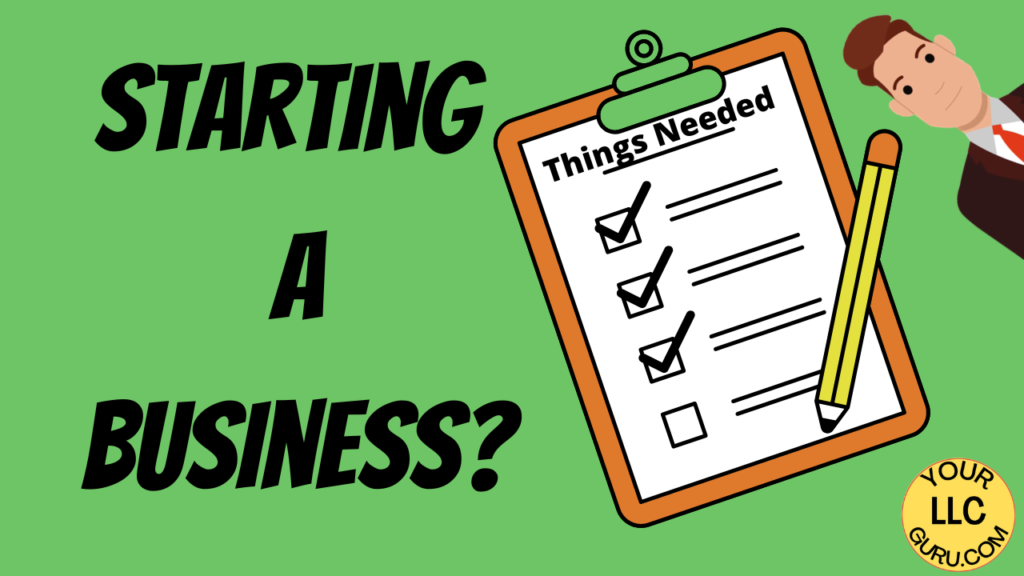 List of Things Needed To Start A Business